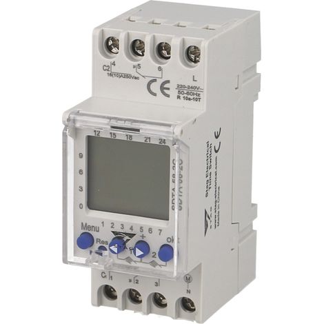 Horloge électronique digitale programmable 7 jours, avec fonctionnalités avancées STAG (1/2)
