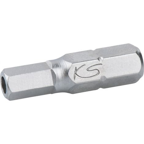 1/4" Embouts de vissage 6 pans percé, 25mm, 7/64", pack de 5 5 pièces (1/3)