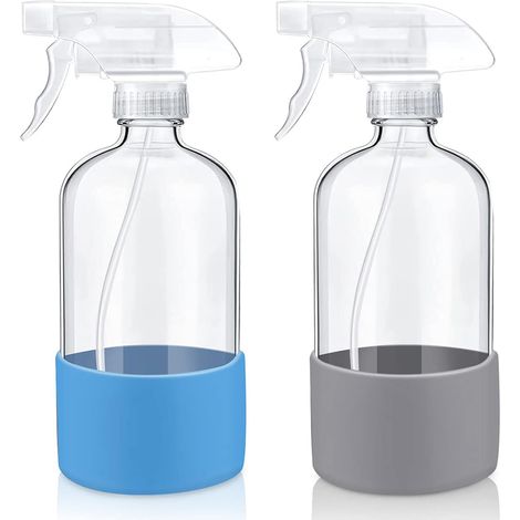 CCYKXA Set mit 2 x 500 ml Glas-Sprühflaschen – Pflanzensprüher mit 3 Modi – Reinigung, ätherische Öle, Haarpflege (1/5)