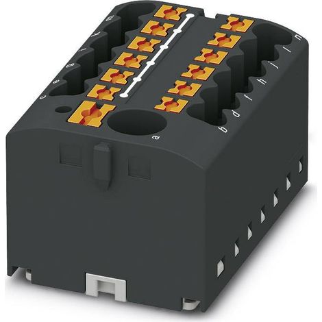 Phoenix Contact 3273366 Bloc de distribution 40.6 mm ressort de traction noir 8 pc(s) C298281
