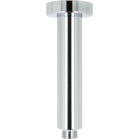 Bras de douche universel 150 mm x 1/2’’ p. plafond, laiton chromé, rosace, diamètre 30mm