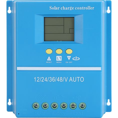Regolatore di carica solare MPPT 60A 12/24/36/48V con schermo LCD per sistemi fotovoltaici
