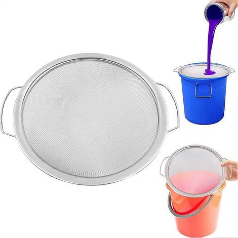 Filtre à peinture à mailles fines en acier inoxydable 304, 60 mesh, pour seau de 5 gallons, filtre Impuri pour seau de peinture (1/5)