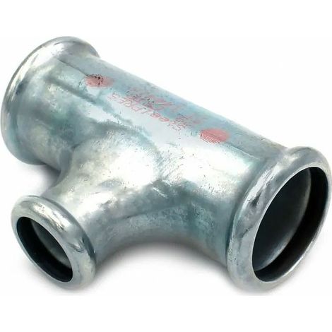 Tee ridotto ø76,1 x 35 x 76,1 a pressare 392076035 (1/2)