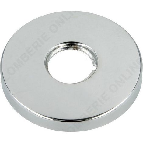 Rosone cromato Global copre tubo diametro 12mm scorrevole