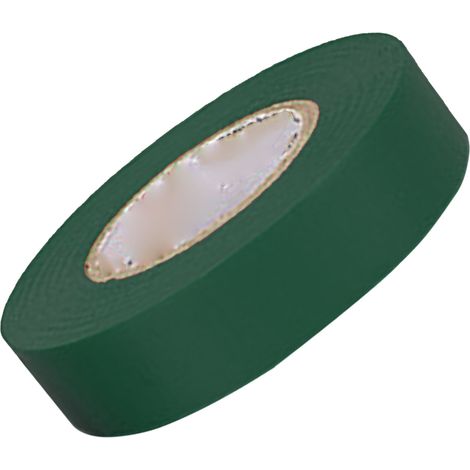 Ruban isolant en PVC à usage général, résistant à la haute tension 600V, qualité industrielle, vert, 1500 (100 mètres). (1/5)