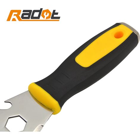Spachtelmesser mit Klinge aus Edelstahl, Kunststoffgriff, korrosionsbeständigem, multifunktionalem Spachtel (1/5)