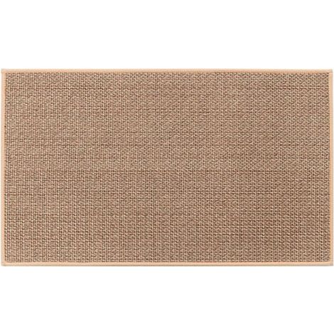 Tapis Cuisine, Tapis de Cuisine Devant Evier Lavable Antidérapant en Caoutchouc et Lavable, Jute Tapis Cuisine Devant Evier Tapis Cuisine Lin Tapis Cuisine Antidérapant Tapis Cuisine Devant Evier(1 (1/4)