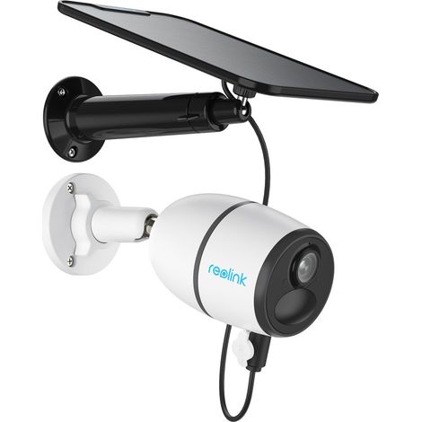 Reolink – Caméra de surveillance 2K 4MP sans fil – Détection de personne/véhicule – Vision nocturne 10m – Alimentation solaire et batterie 7800mAh (1/5)