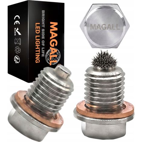 Tappo di scarico olio magnetico M14x1.25 per Peugeot Citroen Fiat (1/5)