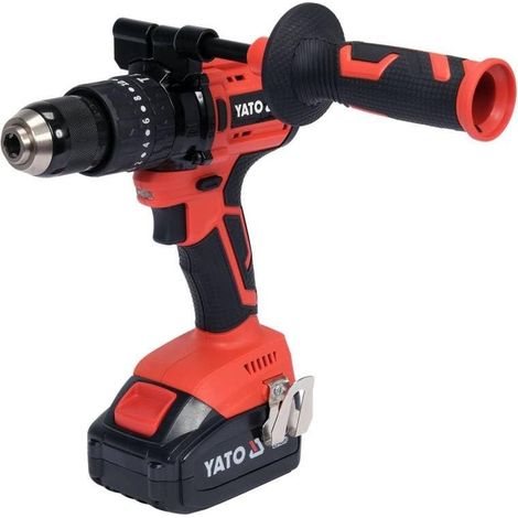 Yato YT-82790 atornillador inalámbrico negro y rojo potente