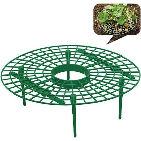 1 pièces Support de Cadre de Fraise, Support de Plantation Support de Plante élever Le Fruit Loin du Sol éviter la pourriture du Sol (1/5)