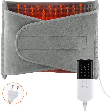 Couverture chauffante pour le dos 30 x coussin chauffant et les lombaires 10 niveaux de chaleur 4 minuteries 127 cm 30 x 127 cm (1/4)
