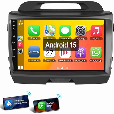Pour KIA Sportage 3 2010-2016 Android 15 Carplay Autoradio GPS WiFi RDS 2+64G