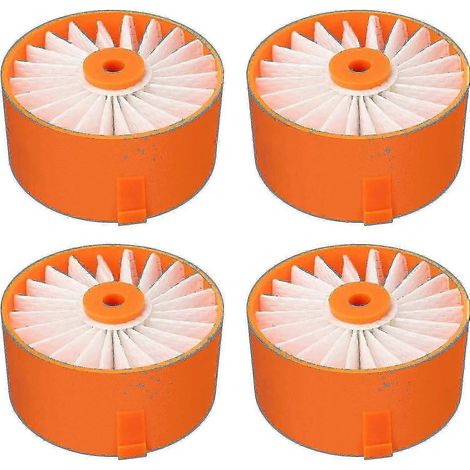 Lot de 4 filtres de rechange - Compatibles avec l'aspirateur balai sans fil Black+Decker Powerseries Extreme (modèle n° BSV2020) (1/4)