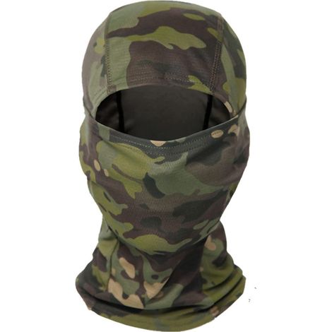 Maschera mimetica da uomo, maschera integrale, copricapo da ninja per sport, caccia, ciclismo, motociclismo (1/5)