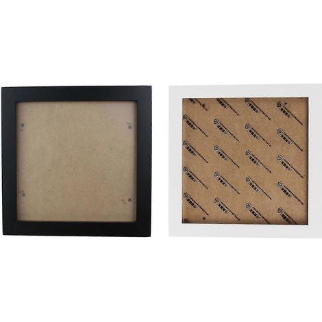 [LCS] Cadre photo mural en bois (noir, 15 cm) (1/5)
