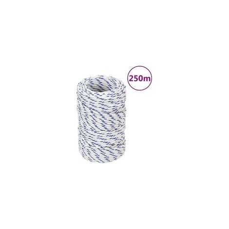 Corde de bateau, blanche, 2 mm, 250 m, polypropylène - Crezuo (1/4)