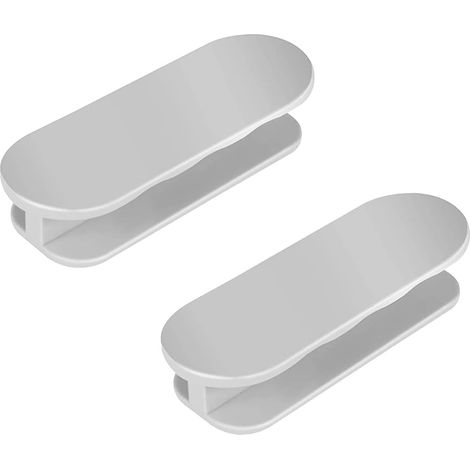Paquete de 2 manijas para puertas de balcón, manijas para puertas, manijas autoadhesivas para puertas, manijas para gabinetes, manijas de plástico para muebles, manijas para puertas de vidrio y ventan