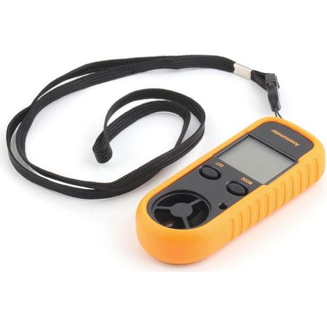 Anémomètre numérique LCD, indicateur de vitesse du vent, thermomètre pour téléphone portable, idéal pour le surf, le kitesurf, l'aviation, la voile et la pêche. (1/5)