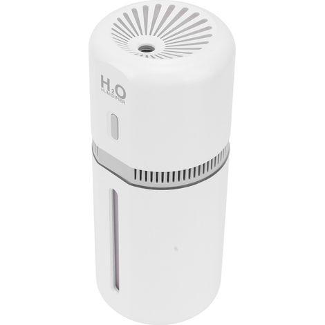 180-ml-Auto-Luftbefeuchter, tragbarer Mini-Luftbefeuchter mit Kaltnebel, USB-Ladefunktion und farbigem Nachtlicht (weiß) (1/5)