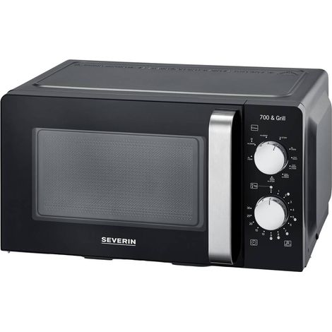 Severin 7781 Micro-ondes noir 700 W fonction minuteur, fonction grill