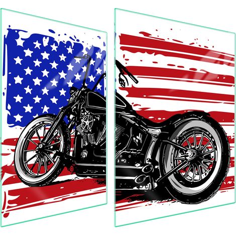 PLACA PROTECTORA DE VIDRIO PARA ESTUFA 70x52 MOTOCICLETA (1/5)