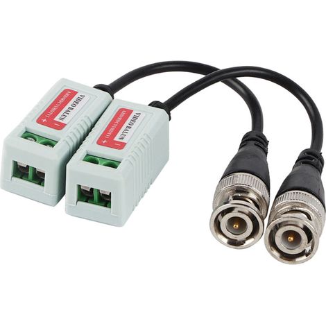 2-teiliges passives HD-CVI/HDVI/AHD-Videoübertragungskabel für Überwachungskameras (1/5)