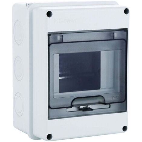 IP65 Wasserdichter Schaltkasten für den Außenbereich, 5 Module, IP65 ABS-Kunststoffoberfläche, Wasserdichter Schaltkasten für den Außenbereich, Schaltschrank, Anschlussdose,