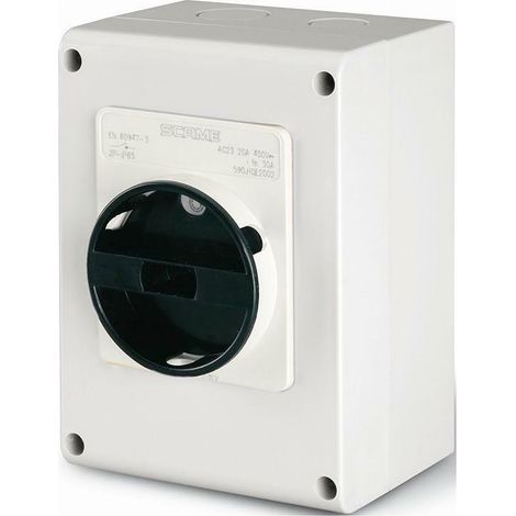 Scame dispositivo di comando generale di emergenza involucro serie omnia ip65 20a 4 ppoli 590.ge2014