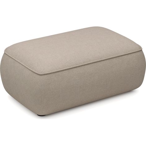 Selsey Ovo - Pouf - 100 cm - Chenille Brun-gris (1/3)