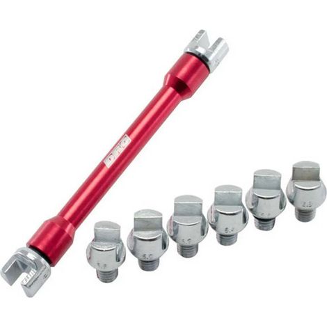 Llave de radios drc pro 8 cabezas intercambiables aluminio (1/3)