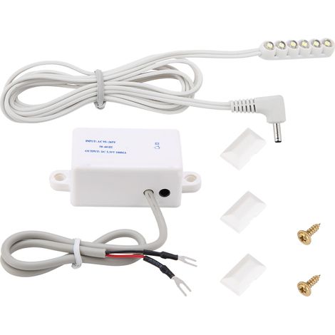 Lampe de travail LED 6 lampes 0.3W pour machine à coudre, socle magnétique, fiche UE 220V (1/5)