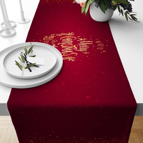 1 Nappe en lin, lavable en machine, résistante et douce, pour intérieur et extérieur, fêtes de Noël (1/5)