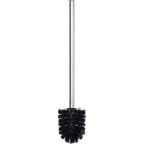Brosse WC - Brosse WC - Brosse WC noire - Brosse de salle de bain noire - Brosse WC - Acier inoxydable/plastique - Noir (1/5)