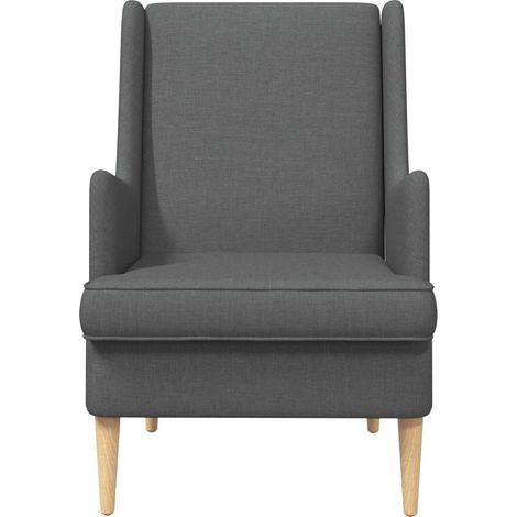 vidaXL Armchair Dark Grey Fabric
