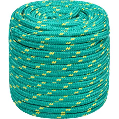 Corde de bateau, Corde de Chanvre, pour la Décoration, le Bricolage, le Jardinage Vert 16 mm 100 m Polypropylène OIB4628E (1/5)