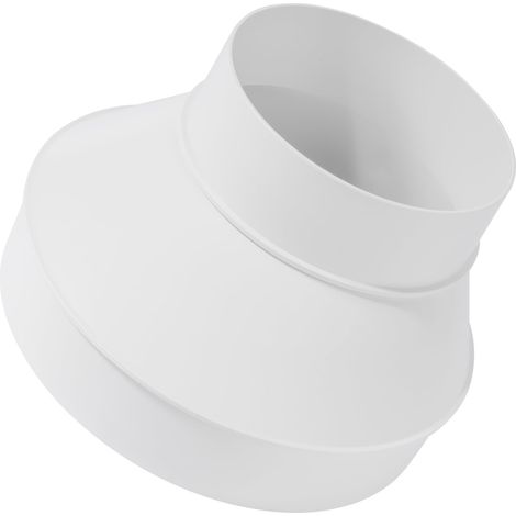 Repa Market Réducteur de conduit rond de 150 mm à 100 mm en PVC DWV (drain, déchets et ventilation), raccord réducteur (plastique, 15,2 cm à 10,2 cm) (1/4)