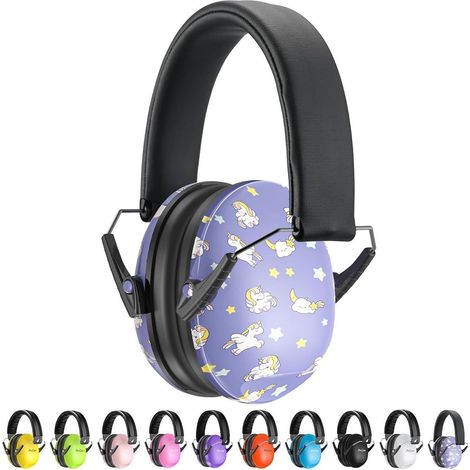 Casque anti-bruit enfant NRR 21dB, pliable, ajustable, pour 3-12 ans (1/5)