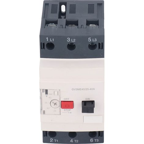 Disjoncteur moteur manuel rail DIN protection surcharge 690V interrupteur démarreur (1/5)
