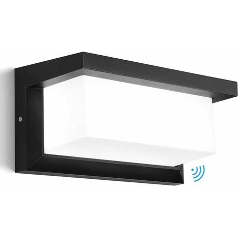 Applique murale extérieure LED avec 360 Ḟ Éclairage extérieur Moderne Étanche Applique extérieure porche lampe externe aluminium IP65 18W pour le patio maison,Blanc Froid Applique extérieure (1/5)