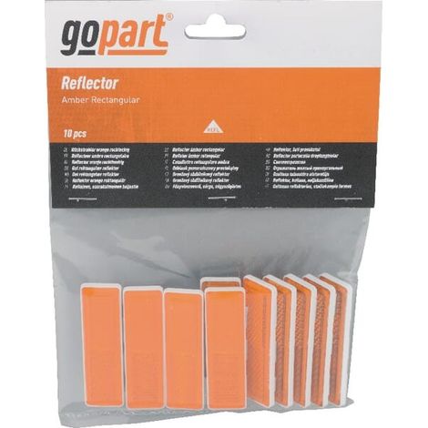 Catadioptre rectangle orange GOPART LA75008 (1/3)