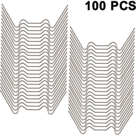 Clips de vitrage en acier inoxydable, clips de type W pour serres et panneaux creux de serres et maisons (1/5)