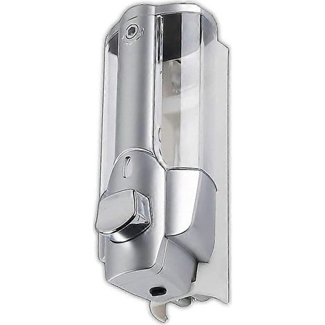 Distributeur de savon, distributeur de gel hydroalcoolique mural, distributeur de gel douche manuel 350 ml, distributeur de gel douche et de shampoing pour la cuisine (1/5)
