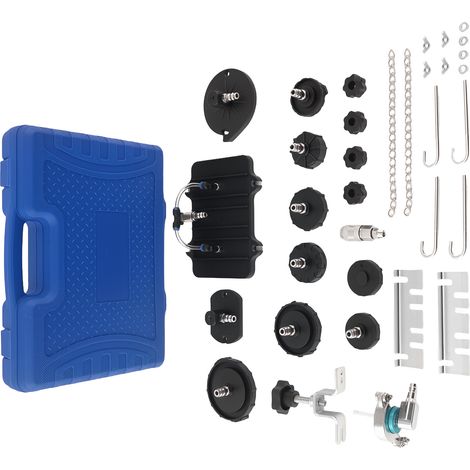 13 pièces Appareil de Purge de Frein Adaptateur Purgeur de frein pneumatique Set (1/5)
