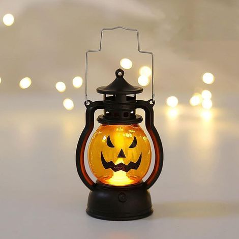 Luce zucca di Halloween, luci zucca a LED, lampada notturna di Halloween, lanterna LED di Halloween all'aperto, luci decorative di Halloween per portico, cortile, giardino, regali per Halloween [Class (1/5)