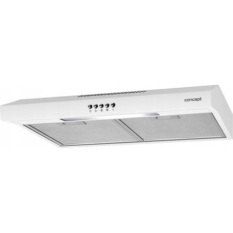 Cappa da cucina sottopensile Concept bianca da 60 cm