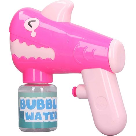 Elektrisches Wasserspielzeug für Kinder in Haiform, automatischer Dauersprühmodus, großes Fassungsvermögen, rosa (1/5)