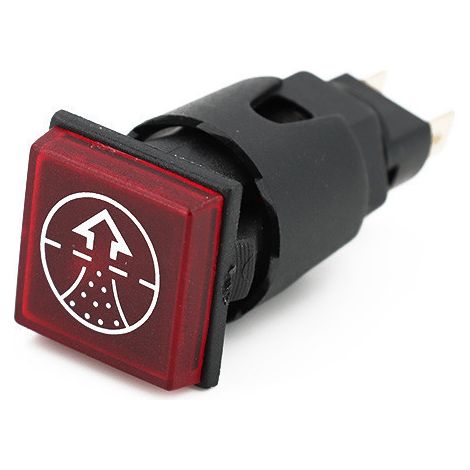 Voyant lumineux filtre à air encrassé rouge – carré Ø20 mm (1/2)