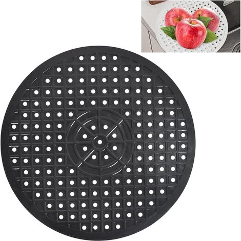 Tapis d'évier en silicone (1 pièce) - Tapis de lavabo - Tapis d'évier - Tapis de comptoir en caoutchouc pour évier - Découpable - Pliable - Antidérapant - Tapis d'évier rond - Tapis de protection - Po (1/5)